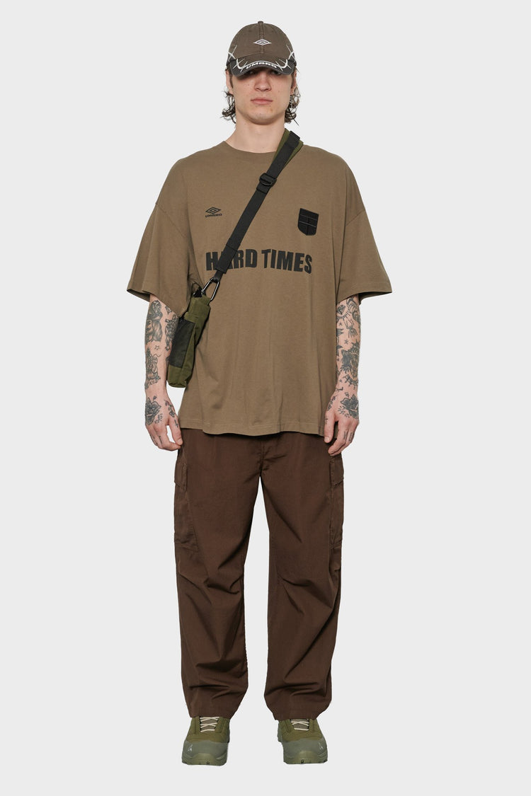 men#@Футболка HARD TIMES зелена