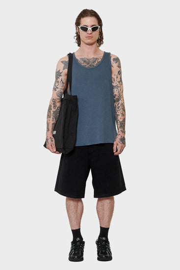 men#@Джинсові шорти BAGGY чорні