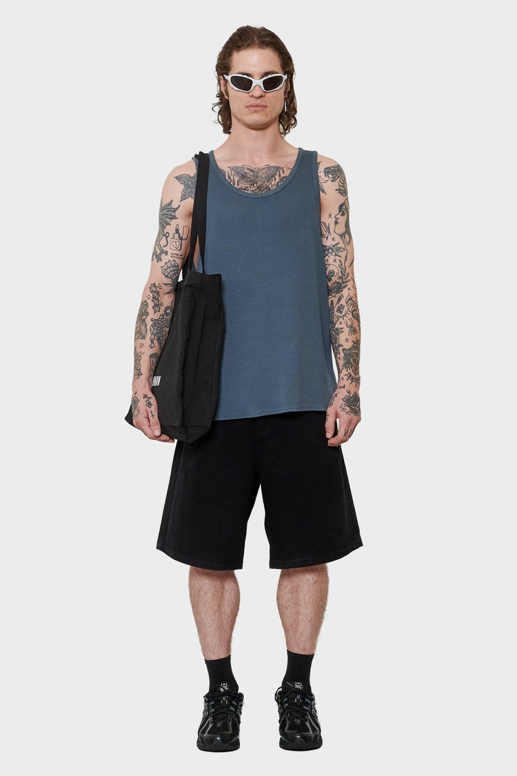 men#@Джинсові шорти BAGGY чорні