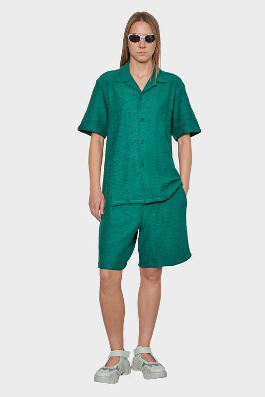 women#@Шорти CROCHET SHORT зелені