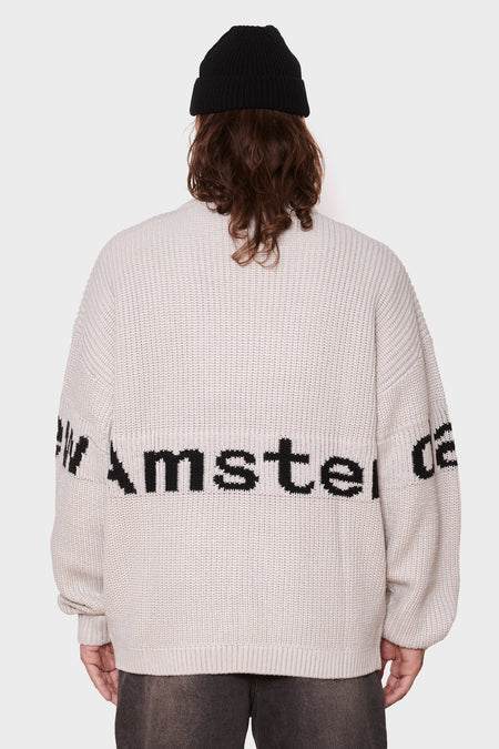 men#@Светр NAME CREW KNIT сірий, купити онлайн в магазині.