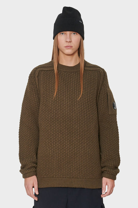 women#@Светр CREW NECK LAMBSWOOL хакі, купити онлайн в магазині.