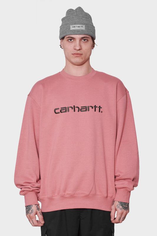 men#@Світшот CARHARTT рожевий