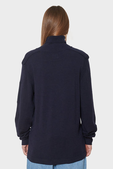 women#@Гольф TURTLE NECK MERINO WOOL чорний