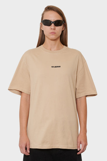 women#@Футболка DAILY OVERSIZED бежева