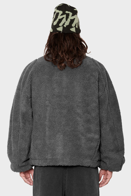 men#@Флісова куртка FLEECE JACKET темно-сіра, купити онлайн в магазині.