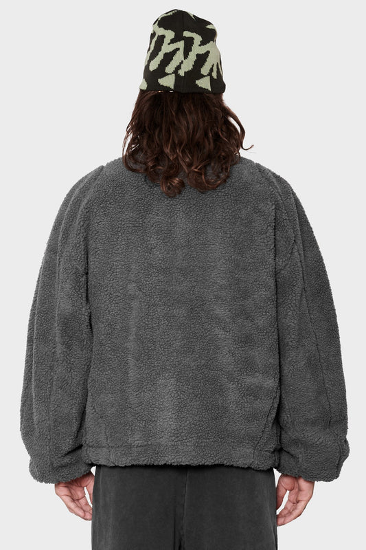 men#@Флісова куртка FLEECE JACKET темно-сіра, купити онлайн в магазині.