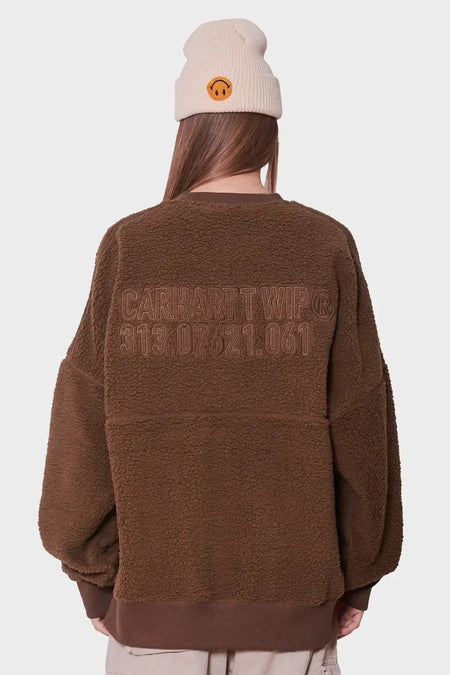 women#@Флісовий світшот COORDINATE коричневий, купити онлайн в магазині.
