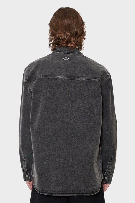 men#@Сорочка ARMY OVERSHIRT темно-сіра
