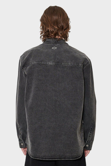 men#@Сорочка ARMY OVERSHIRT темно-сіра
