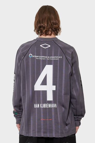 men#@Джерсі SPONSORED FOOTBALL темно-сіре