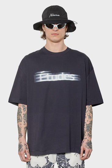men#@Футболка ETUDES BLUR темно-синя