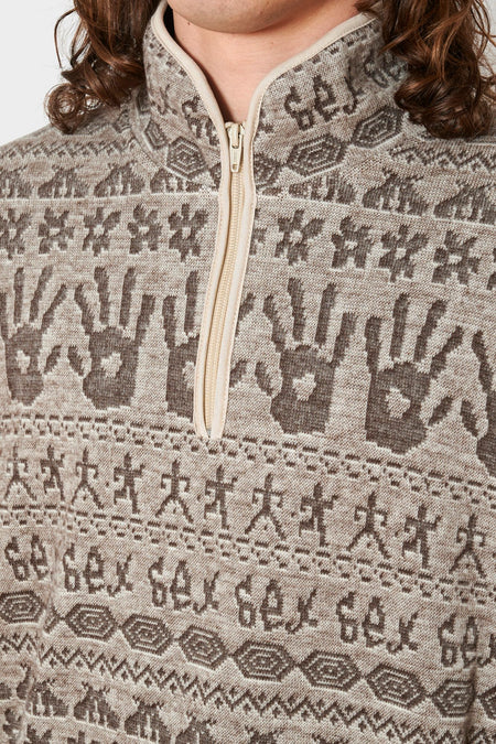 Светр KNOTTY KNIT сірий, купити онлайн в магазині.