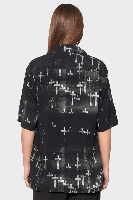 women#@Сорочка GRAVEYARD HAWAIIAN чорна, купити онлайн в магазині.
