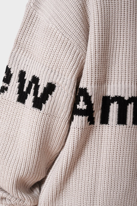 Светр NAME CREW KNIT сірий, купити онлайн в магазині.
