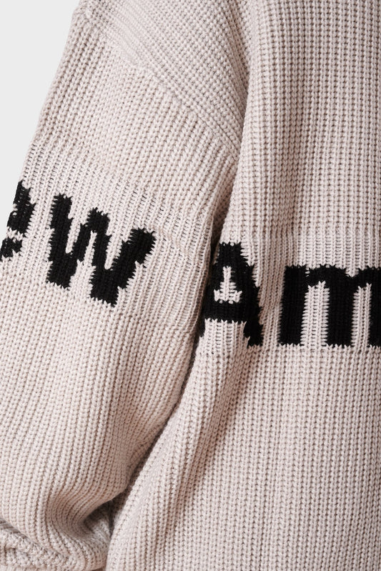 Светр NAME CREW KNIT сірий, купити онлайн в магазині.