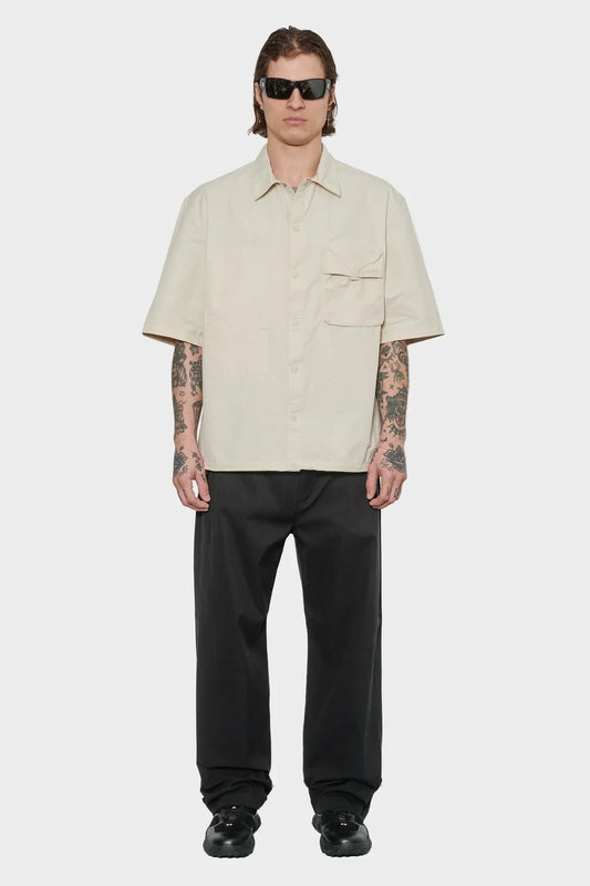 men#@Сорочка MULTIPOCKET молочна