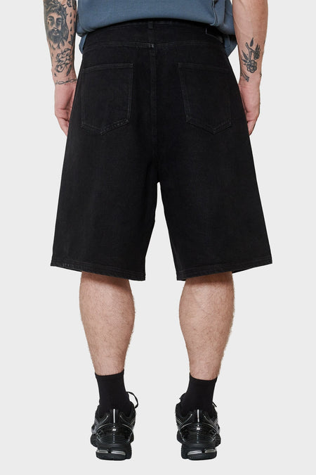 men#@Джинсові шорти BAGGY чорні