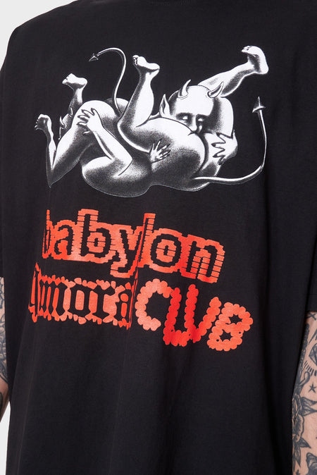 Футболка AMMORAL CLUB чорна, купити онлайн в магазині.