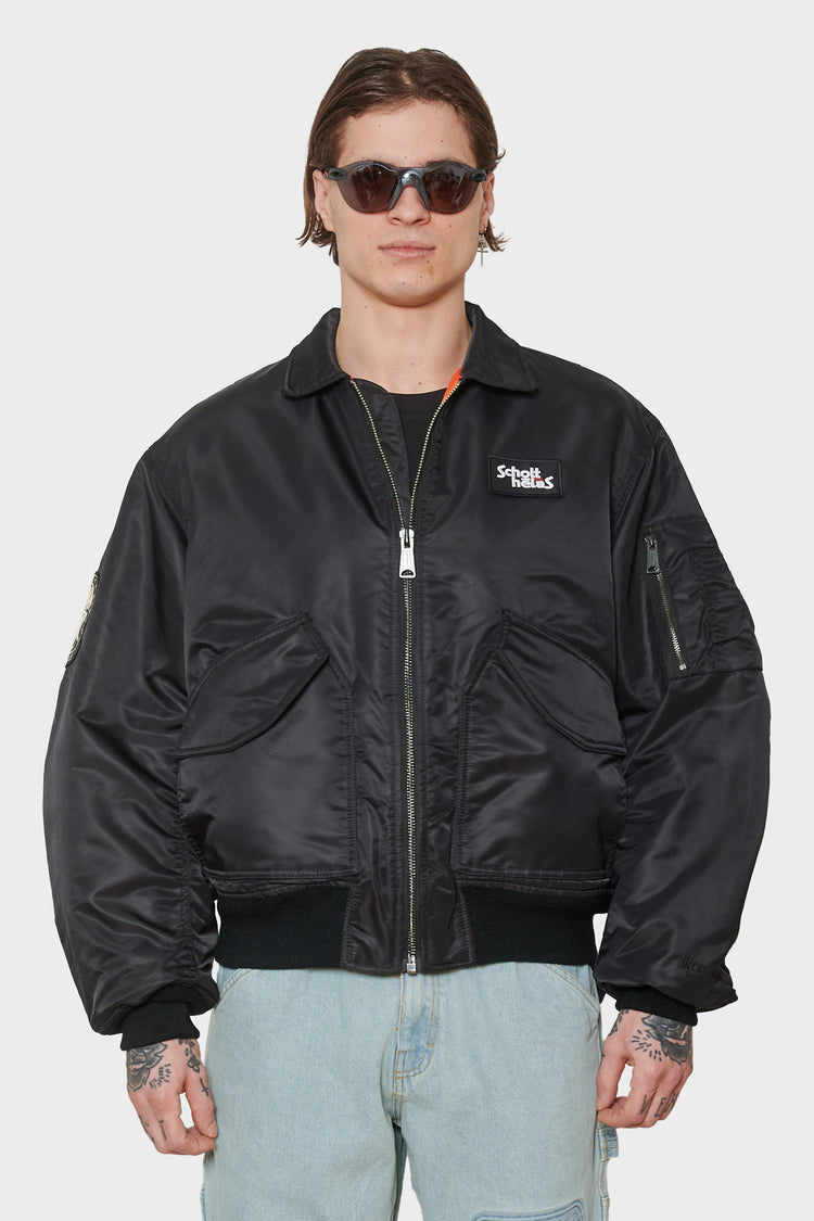 men#@Бомбер SCHOTT X HELAS BOMBER чорний