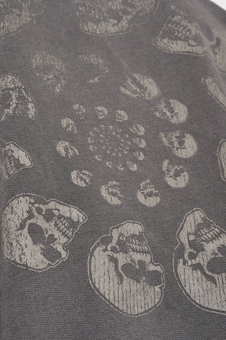 men#@Кофта SKULL SPIRAL QUARTER ZIP чорна