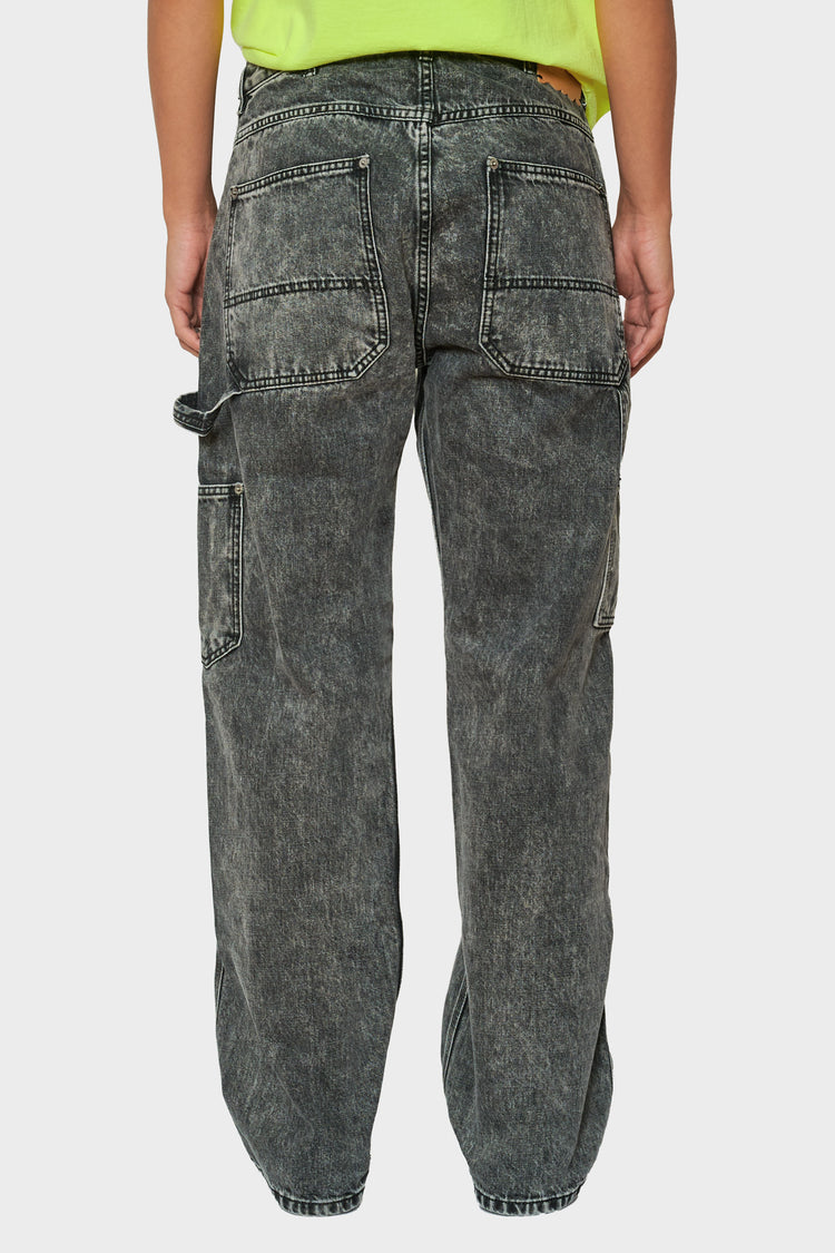 men#@Джинси ACID WASH DENIM CARPENTER чорні