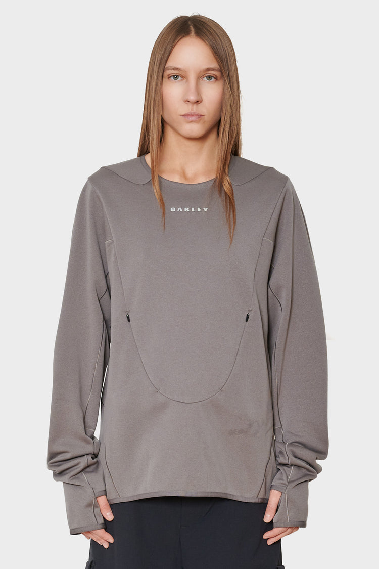 women#@Флісовий світшот LATITUDE FLEX TECH FLEECE сірий