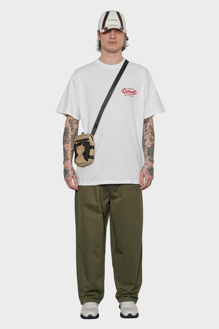 men#@Футболка CARHARTT LOGO біла