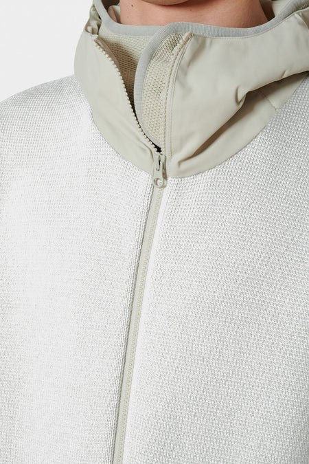 Зіп-худі HOODED MERINO WOOL світло-сірий, купити онлайн в магазині.
