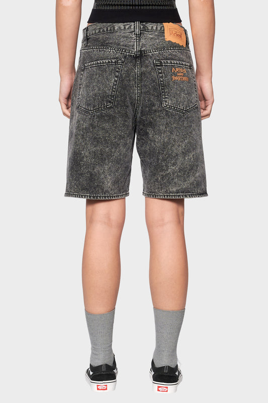 women#@Джинсові шорти ACID WASH чорні, купити онлайн в магазині.