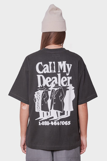 women#@Футболка CALL MY DEALER чорна