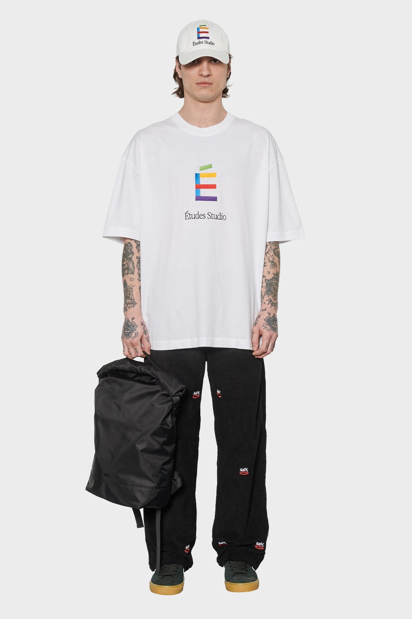 

men#@Штани SEX LOGO AOP EMBROIDERED чорні
