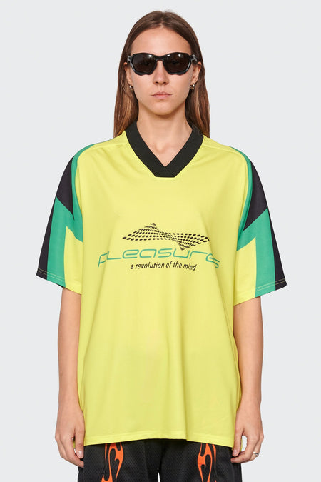 women#@Футболка MIND SOCCER JERSEY жовта, купити онлайн в магазині.