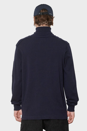 men#@Гольф TURTLE NECK MERINO WOOL чорний