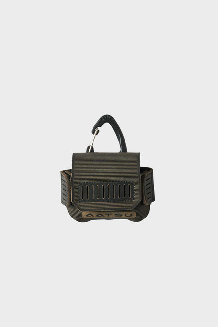 Чохол для навушників AIRPODS PRO CASE LEATHER зелений, купити онлайн в магазині.
