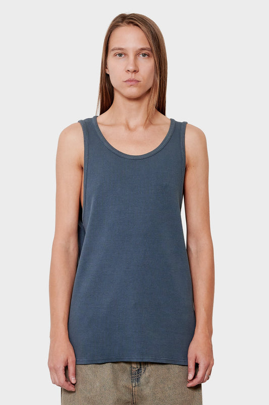 women#@Майка RIB TANK темно-сіра
