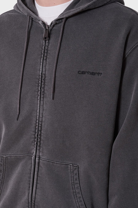 Зіп-худі DUSTER SCRIPT темно-сірий, купити онлайн в магазині.