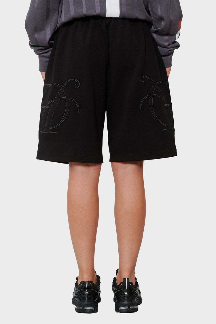 women#@Шорти MONGRAM FIT TRACK чорні