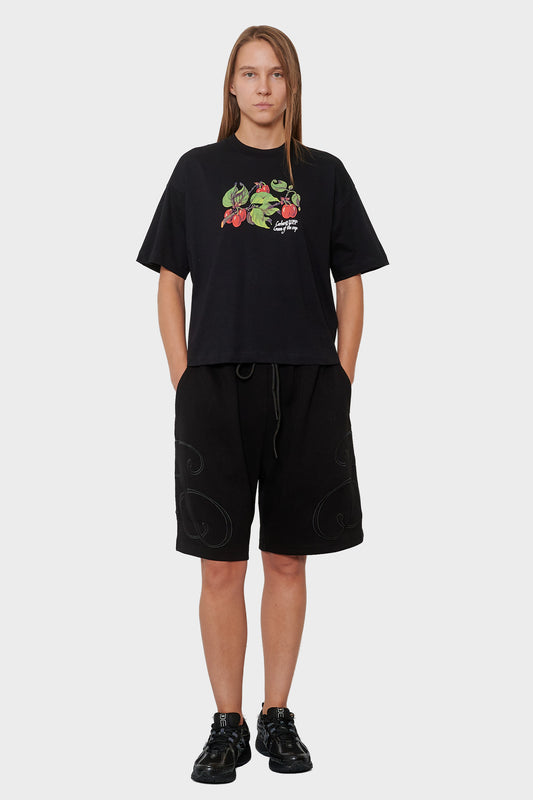 women#@Футболка CREAM OF THE CROP чорна