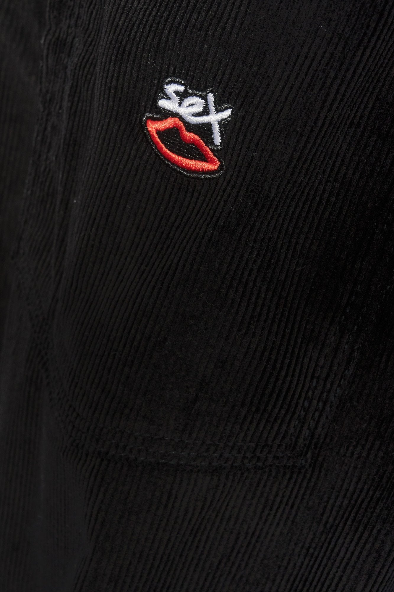 

Штани SEX LOGO AOP EMBROIDERED чорні
