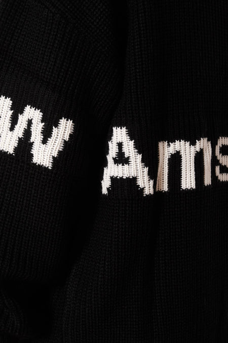 Светр NAME CREW KNIT чорний, купити онлайн в магазині.