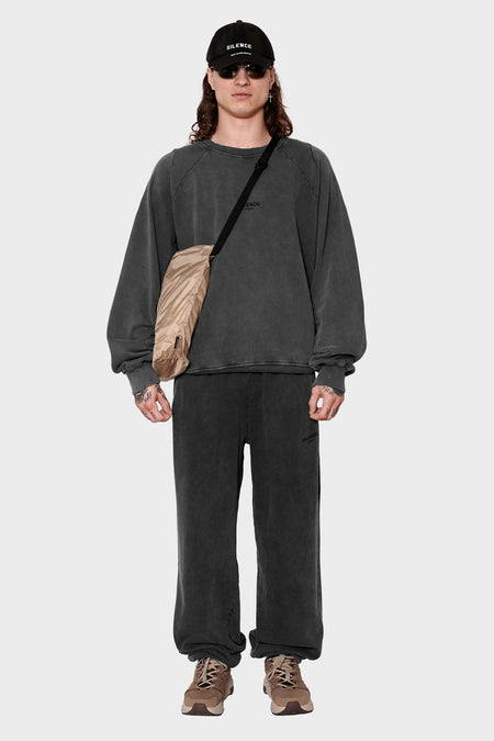 men#@Штани REGULAR SWEAT PANTS графітові, купити онлайн в магазині.