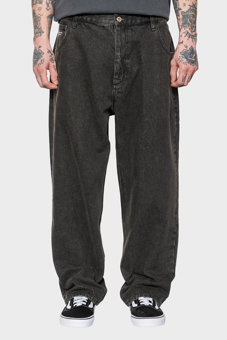 men#@Джинси 252 DENIM STONE WASH чорні, купити онлайн в магазині.