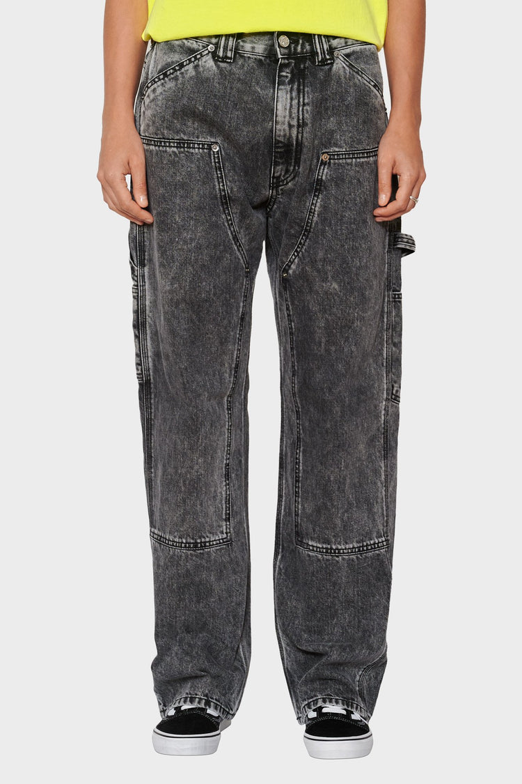 women#@Джинси ACID WASH DENIM CARPENTER чорні