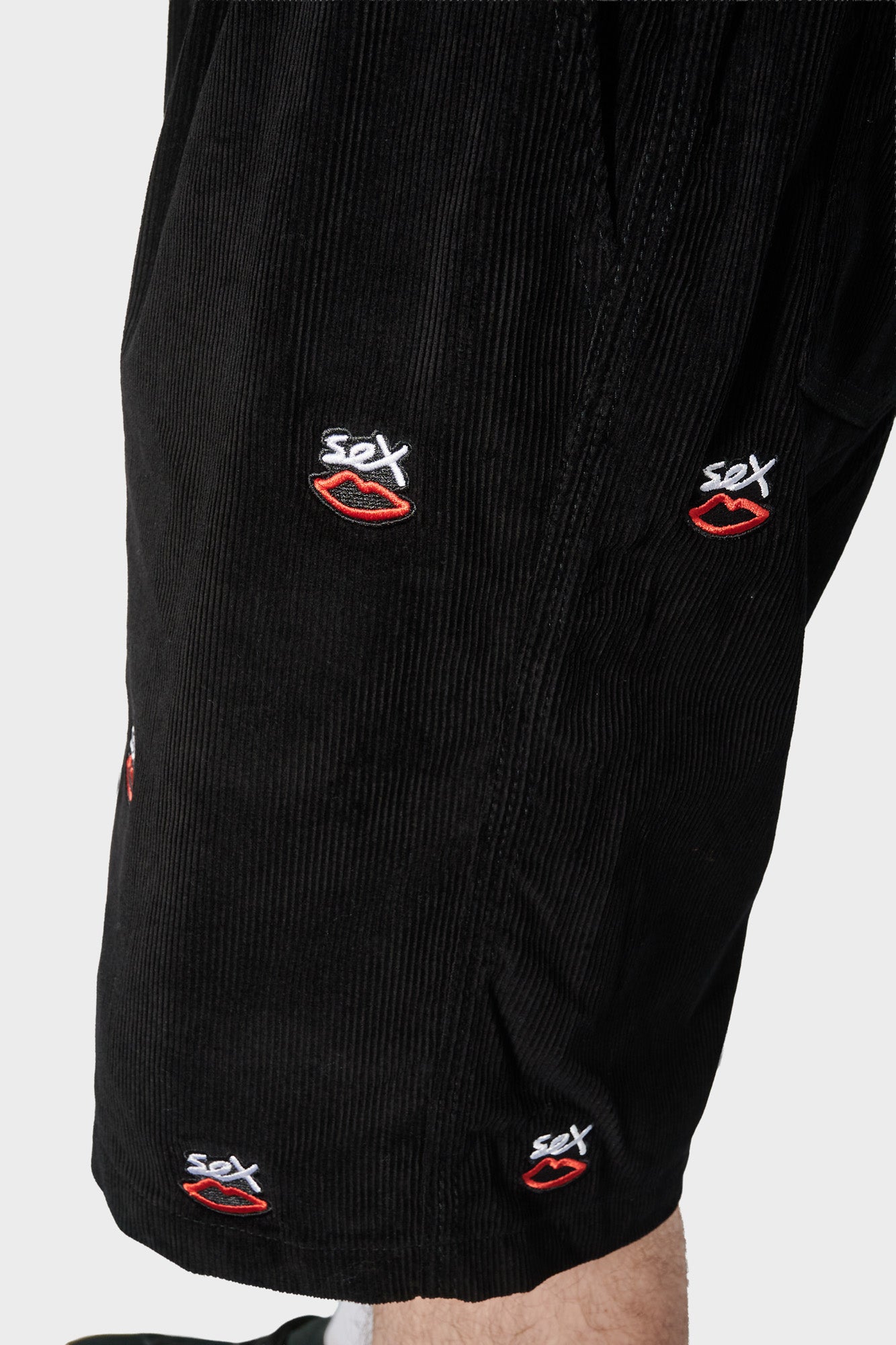 

Шорти SEX LOGO EMBROIDERED чорні
