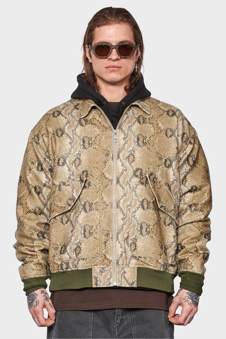 men#@Куртка RATTLE FLIGHT JACKET зелена