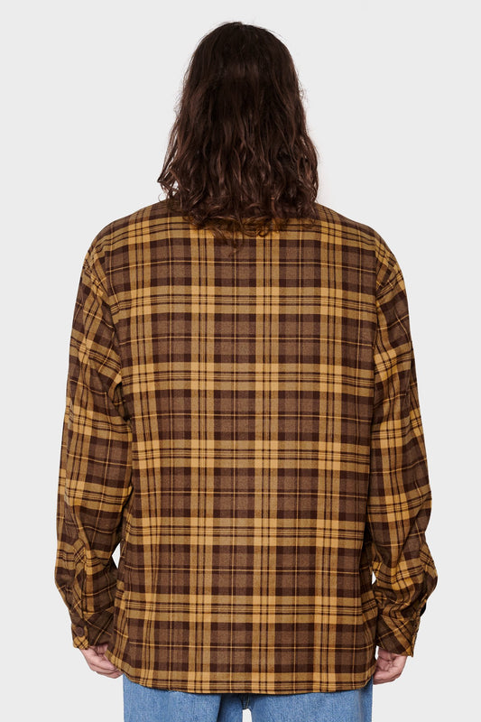 men#@Сорочка FLANER SHIRT коричнева, купити онлайн в магазині.