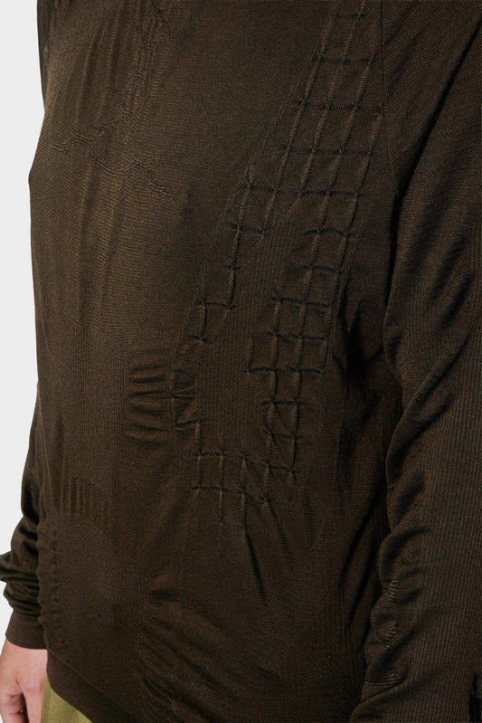 Лонгслів 3D KNIT коричневий