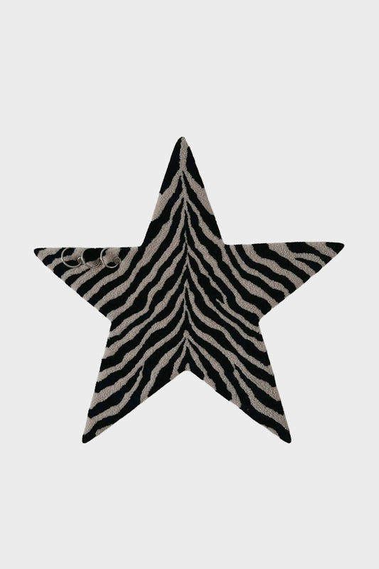 Килим ZEBRA чорно-білий