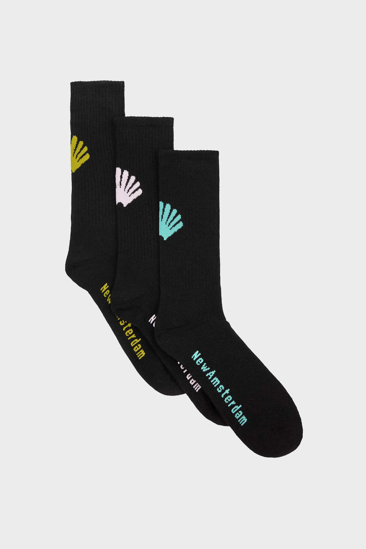 Набір шкарпеток LOGO SOCKS 3-PACK чорний